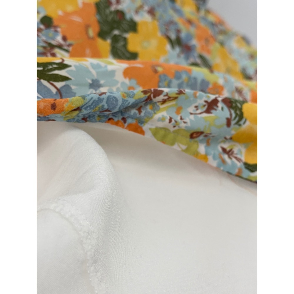 Abercrombie & Fitch Yellow Floral Midi Dress - Picture 6 of 10